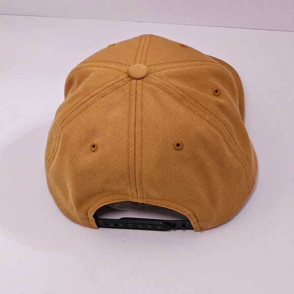 Brixton Mustard Yellow Copper Black Snapback Hat One Size Oceanside Surf Skate - Picture 5 of 11